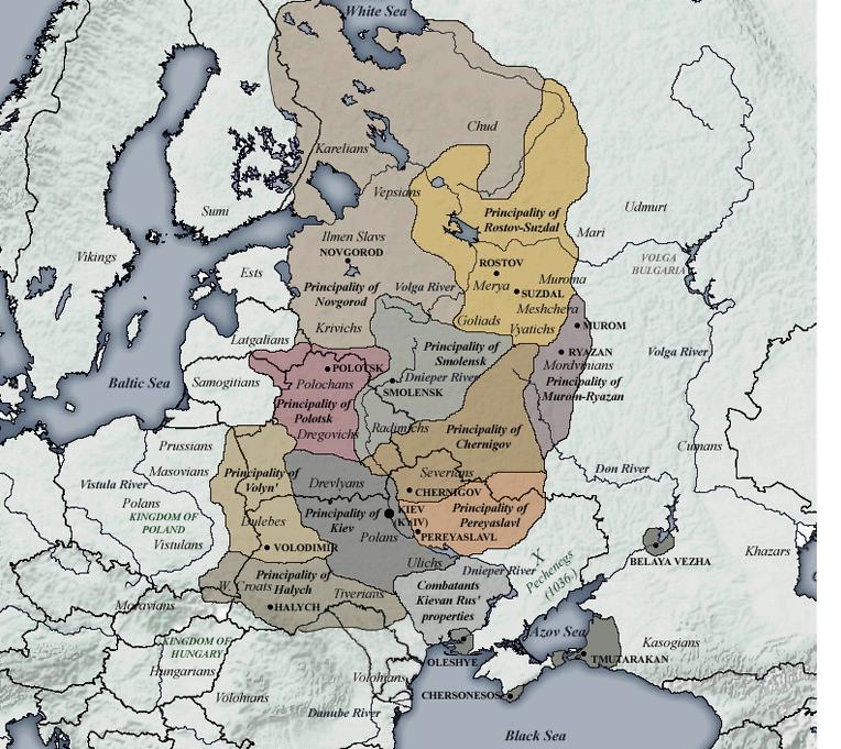 Киевская Русь, Русь (1054-1132 г.г.)
