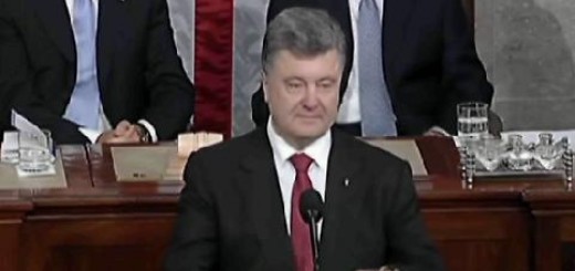 Президент Украины Пётр Порошенко в Конгрессе США в 2014 году